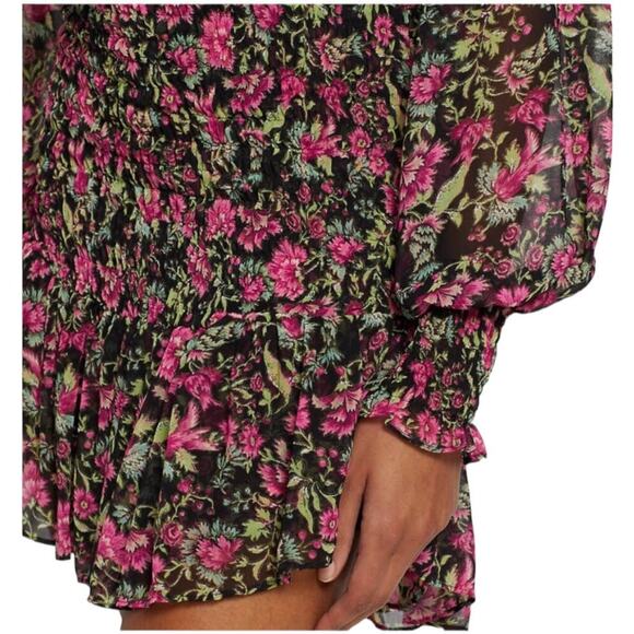 NWT MISA LA DRESS L FAIRY WHIMSICAL FLORAL RUFFLE COTTAGECORE LONG SLEEVE - Picture 5 of 10
